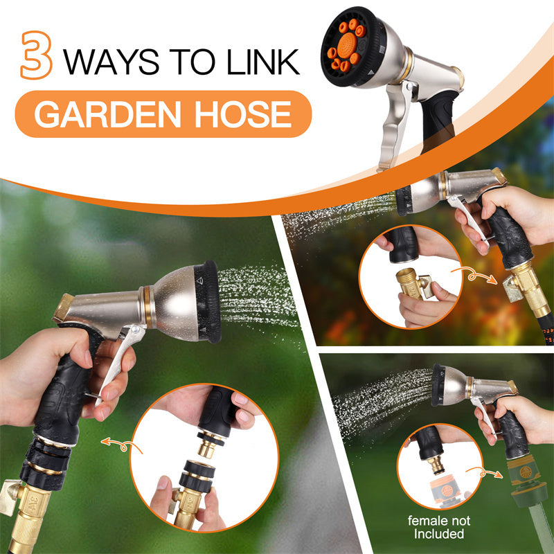 Home Fashion Simple 9 Function Garden Hose Spray Gun