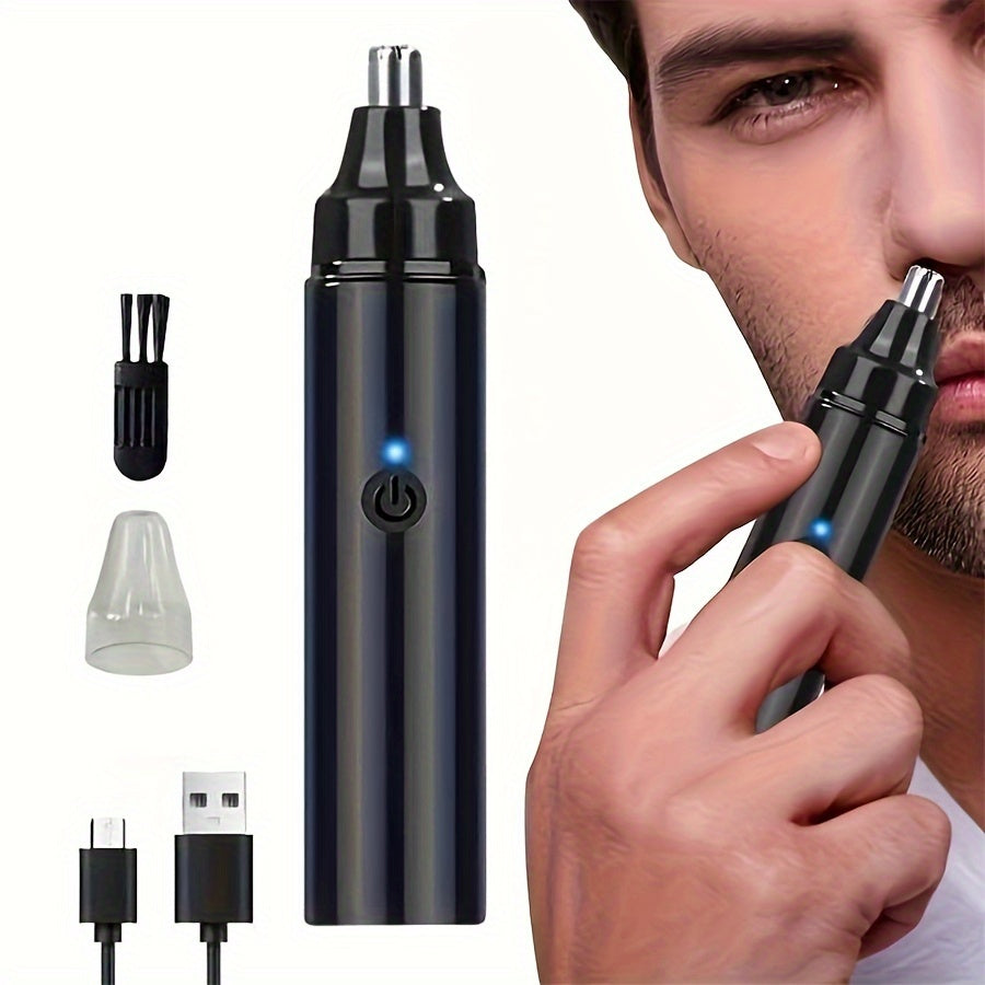 Rechargeable Ear And Nose Trimmer  USB Electric Nose Hair Trimmer Suitable For Women  Painless Eyebrow And Facial Hair Removal Device